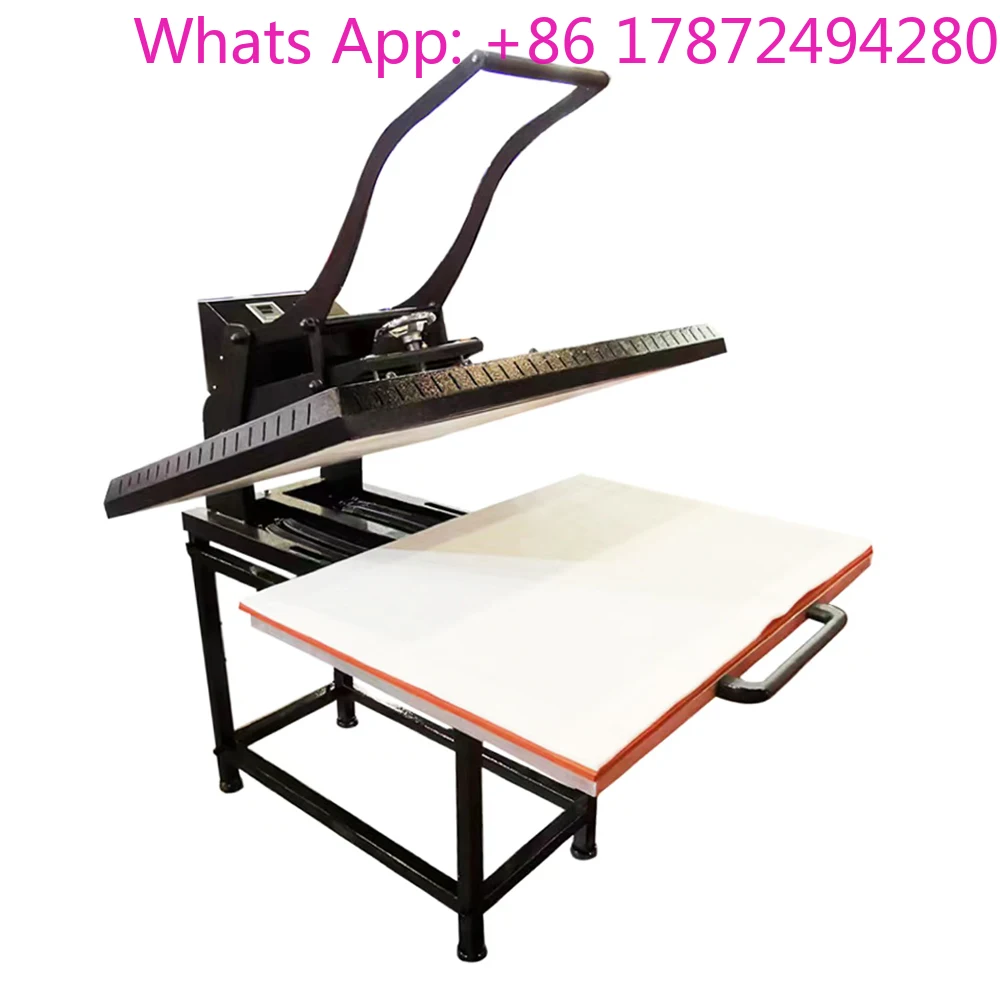 Manual 80X100cm Heat Transfer Machine Large Format Heat Press Machine Tshirt Press Machine