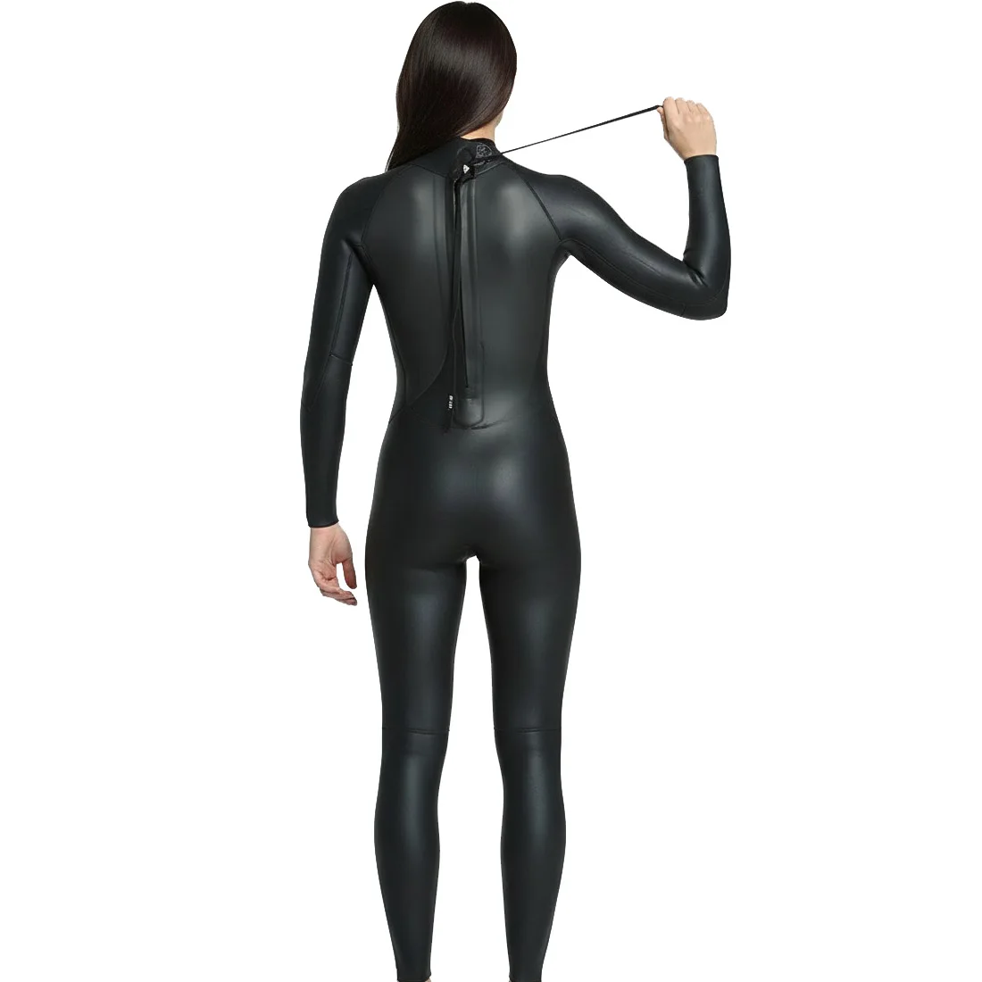 Women 3mm CR Triathlon Wetsuit  Ultra Elastic  Leather  Smooth Skin  Full  Open Water  Cold