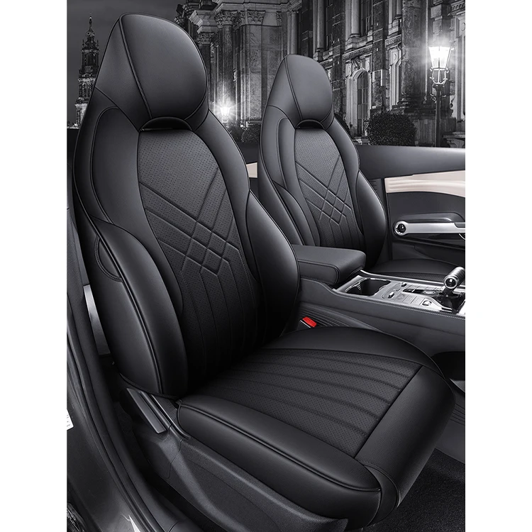 Car Accessories Four Seasons New Custom Luxury Design Leather  Seat Cover for Byd Song Plus Ev