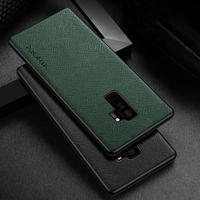 Case for Samsung Galaxy S9 S8 Plus Cross pattern Leather cover Luxury coque for Samsung Galaxy S9+ case