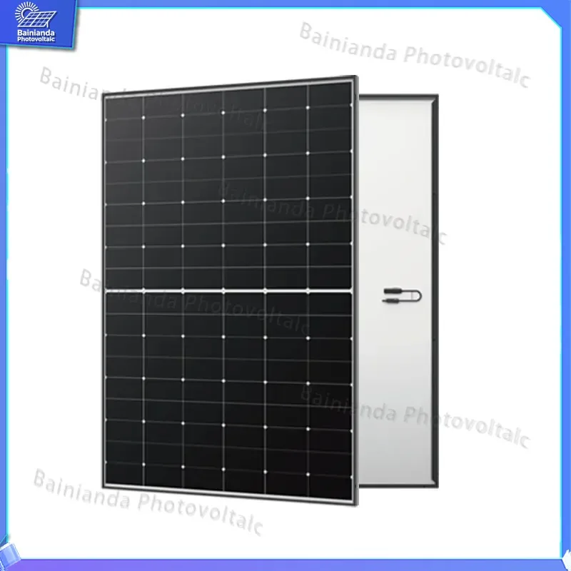 LONGI HI-MO X6 Double Glass Solar Panel 420W 430W 440W Monocrystalline Photovoltaic PV Module for Residential Commercial