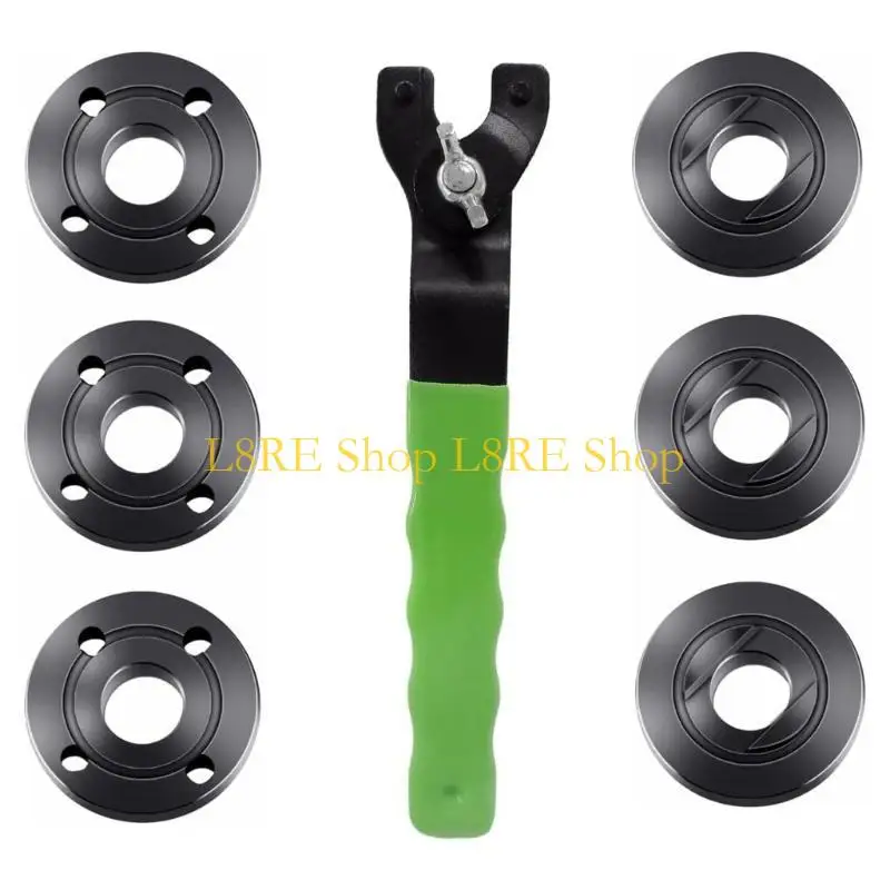L8RE Essential Grinder Flange и Harench Set Metal Bock Nuct и гаечная гаечная гаечная гаечная газета для деревообрабатывающей