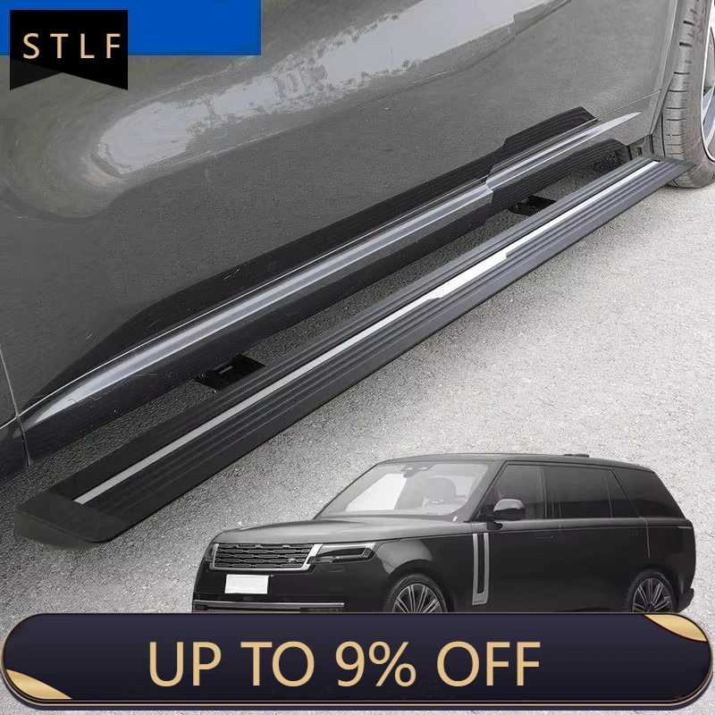 

Electric Running Boards Retractable Aluminum Alloy Side Steps For Range Rover with Welcome Pedal Factory Direct with Carry Bag