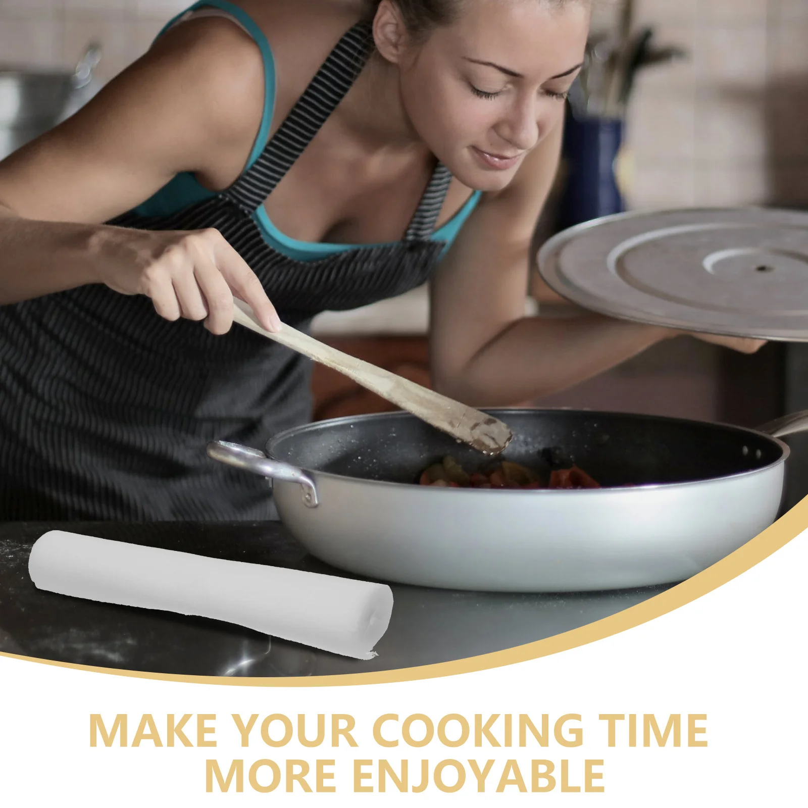 

2 Rolls Anti Oil Filter Film Range Hood Nonwoven Fabric Lightweight Kitchen Grease Absorbing Sheets Replacement for Home