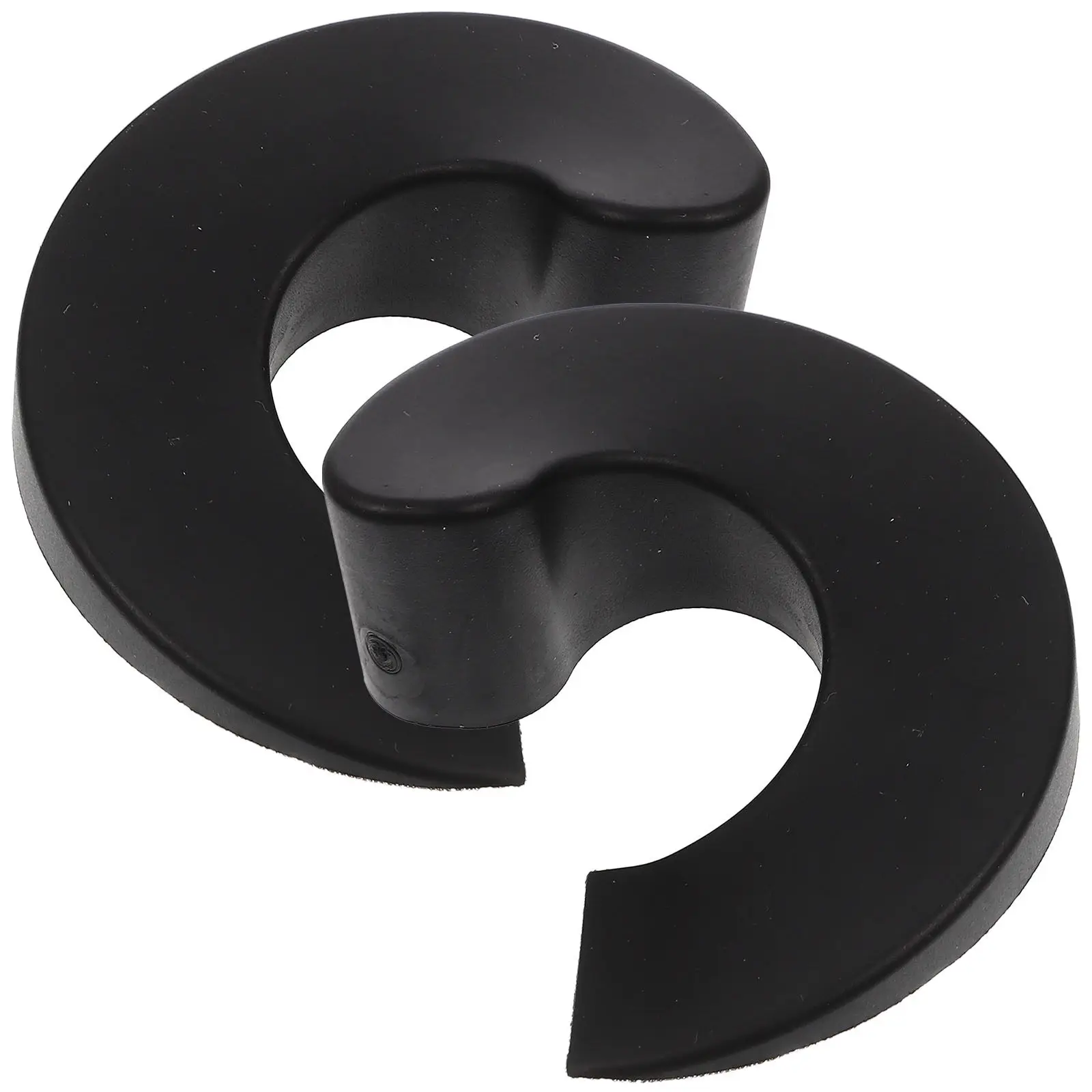 

2Pcs Premium Plastic Door Stopper Wedge Semicircular Design Anti-Skid Bottom Non-Damaging Silent Door Stop for Home Office Kids