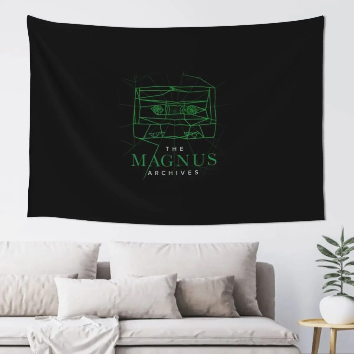 

[Transparent] The Magnus Archives Logo (Season 5) Tapestry Aesthetic Home Decor Wallpaper House Decor Korean Room Decor Tapestry