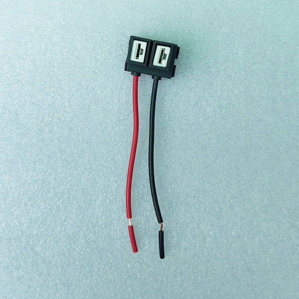10Pcs Connection H7 Ceramic Connector Lamp Holder Wiring Harness Car Halogen Bulb Socket Power Adapter Plug Wires