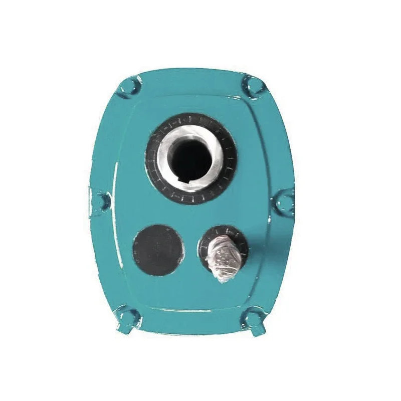 SMR type D size shaft mounted reducer spiral bevel gear flen der gearbox small right angle gearbox  with motor