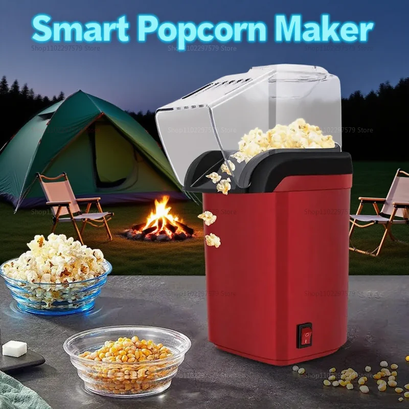 2025 NEW 220V fully automatic home kitchen popcorn machine mini electric popcorn manufacturer quick and easy movies and parties