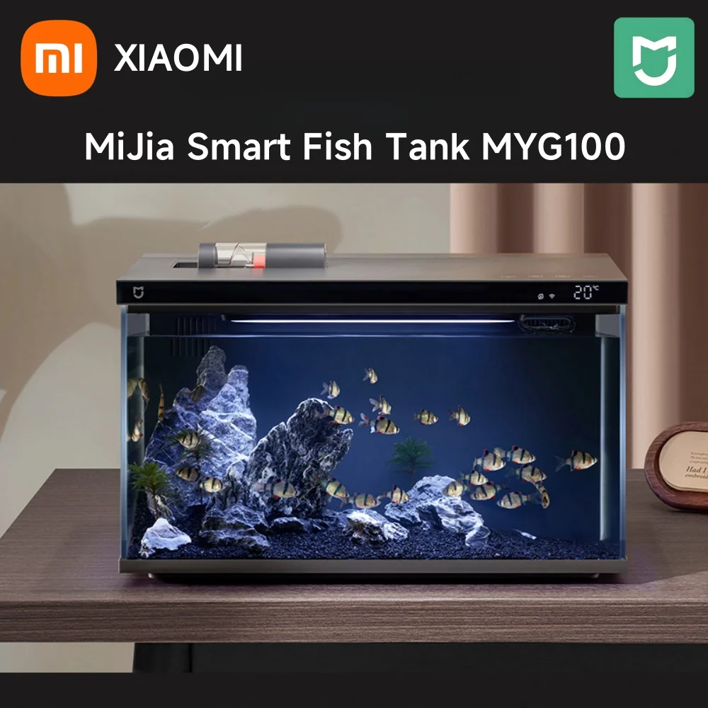 

Умный аквариум Xiaomi Mijia MYG100, 6 месяцев, SelfClean, дренажное приложение OneClick, управление питанием, ультра прозрачный стеклянный тонкий насос