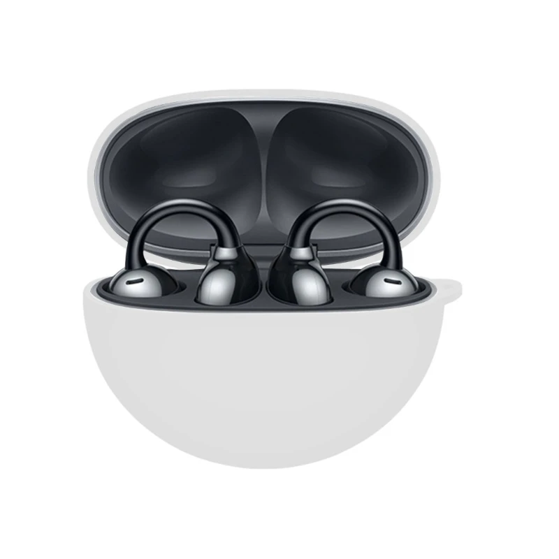 حافظة واقية من السيليكون لسماعة رأس لاسلكية لهواوي FreeClip ، غلاف مضاد للغبار ، غلاف ، غلاف ، واقي