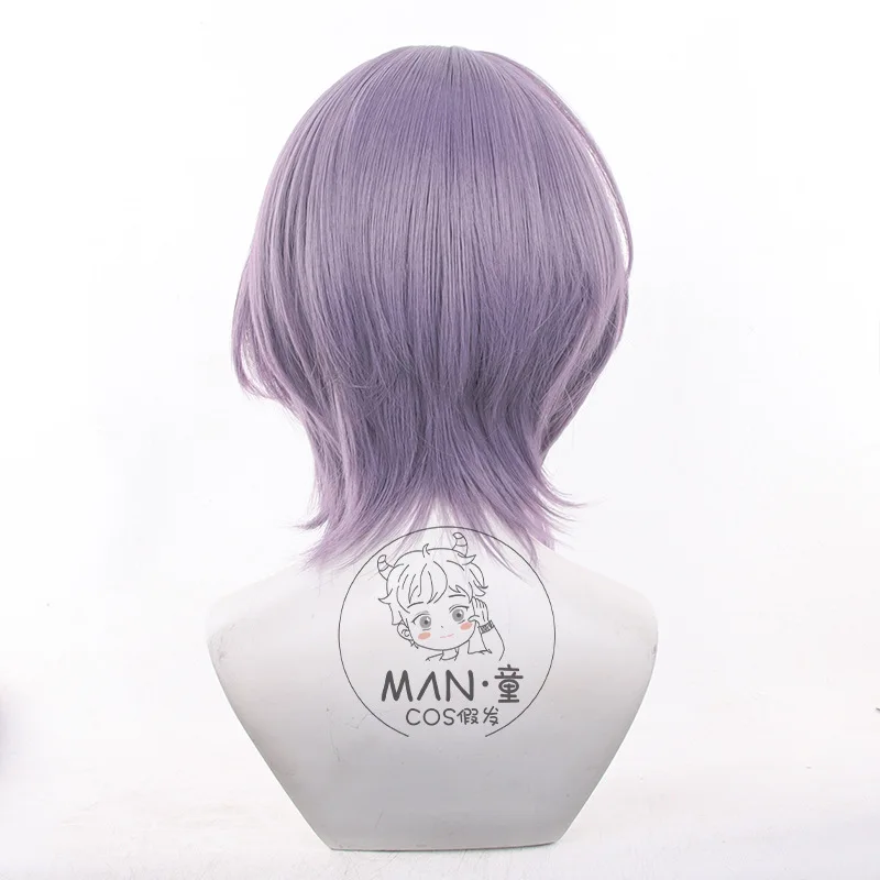 BanG Dream! Ave Mujica Yutenji Wakaba Cosplay Wig Long Scalp Top Short Hair Halloween