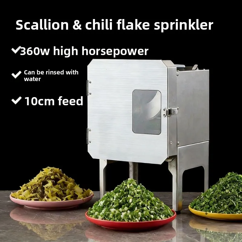 Commercial Multifunctional Automatic Vegetable Cutter Scallion Chilli Sauerkraut Slicing Segment Cutting Machine