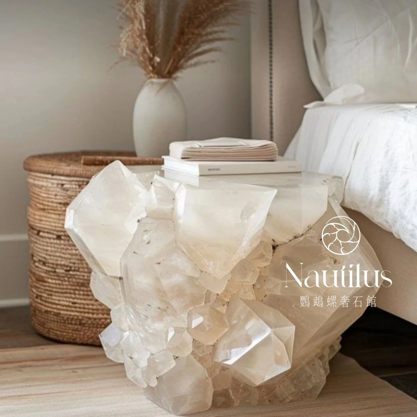 zj.Premium crystal natural marble design base display stand decorative pier bedside ornament edge few