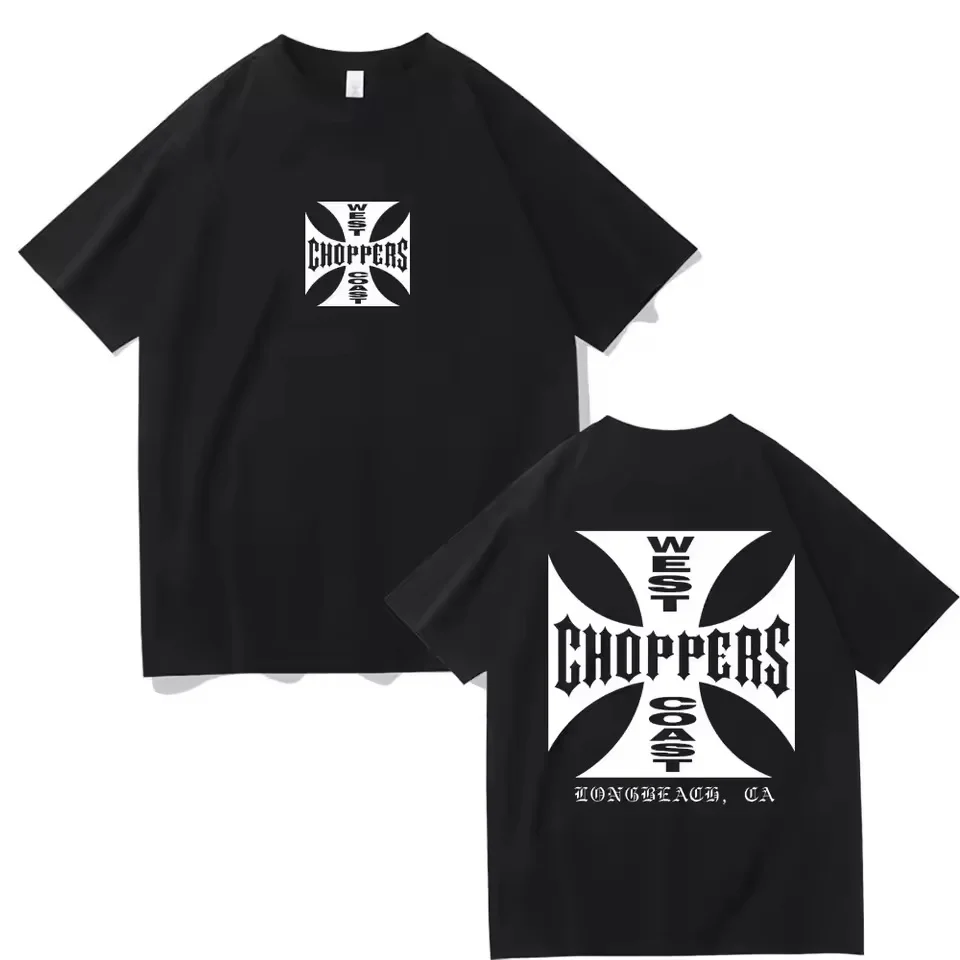 Summer Fashion T Shirt Women Men West Coast Choppers Print T-Shirt Casual Short Sleeve O-Neck Tshirt Vintage Clothing Tee Tops