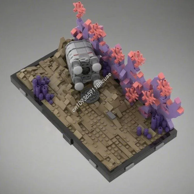 681pcs MOC Ambush Diorama Collection The Clone Wars Season Star Battle UCS Model Building Blocks Toys Christmas Gifts view 2
