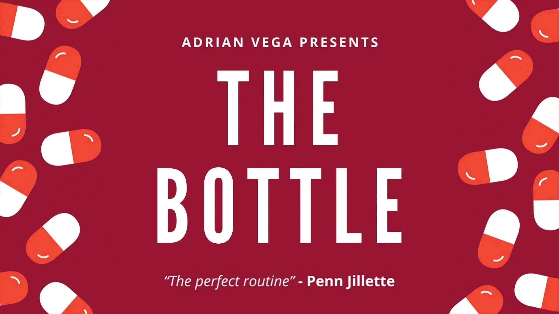 الزجاجة من أدريان فيجا الخدع السحرية الحيل Mentalism الدعائم توقيع بطاقة تظهر في زجاجة مختومة أوهام ماجيا عن قرب #1