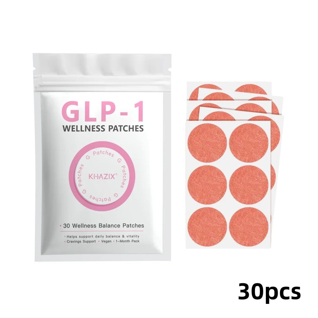 30Pcs Energy Patches Natural Ingredients Vegan Friendly Daily Energy Boost Patch Portable Body Stickers for Work Travel Sports
