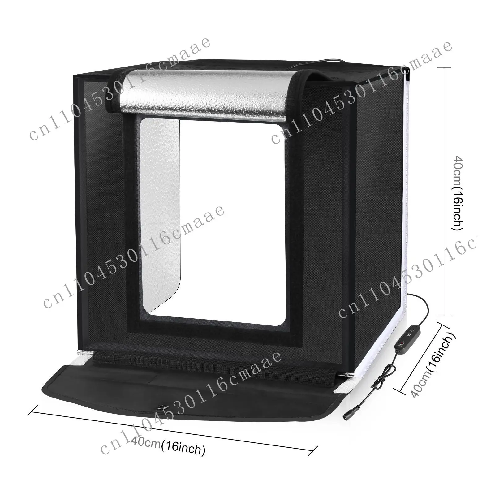 40cm All-in-One Smartphone Photography Portable Studio Photo Shoot Box Studio  Kit LED Light Box