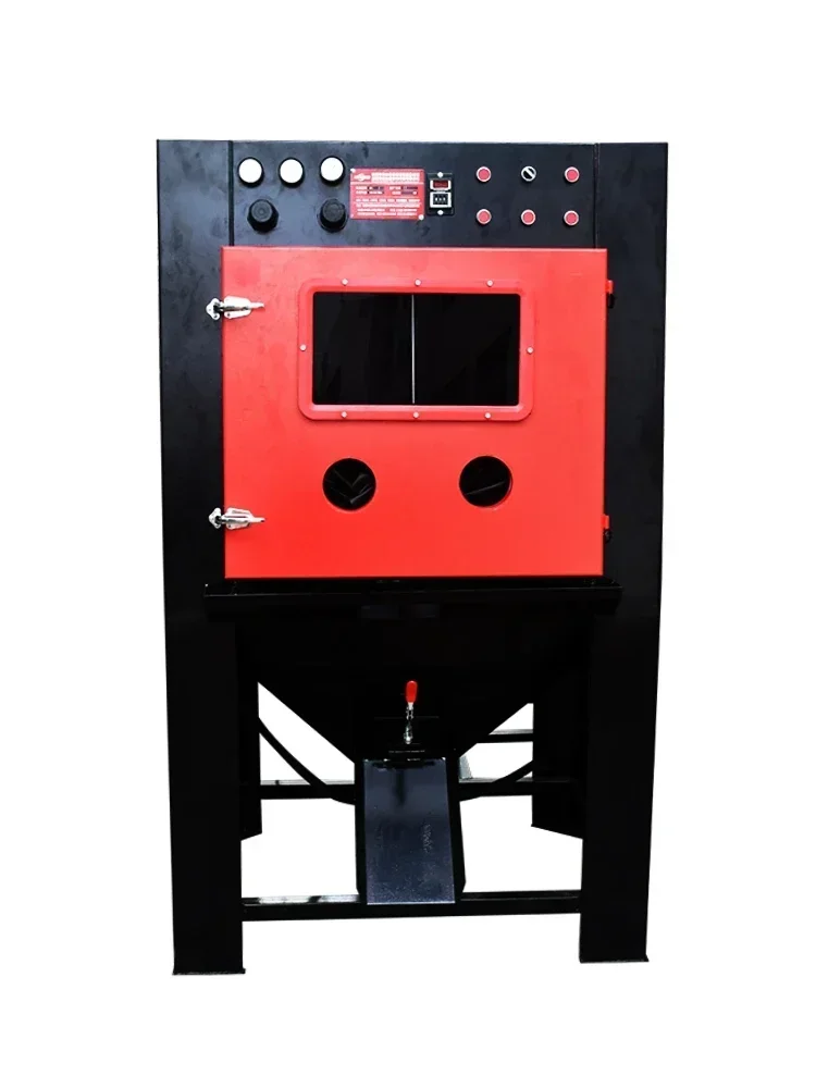Sand Blaster Automatic Drum Sandblasting Deburring Sanding Machine