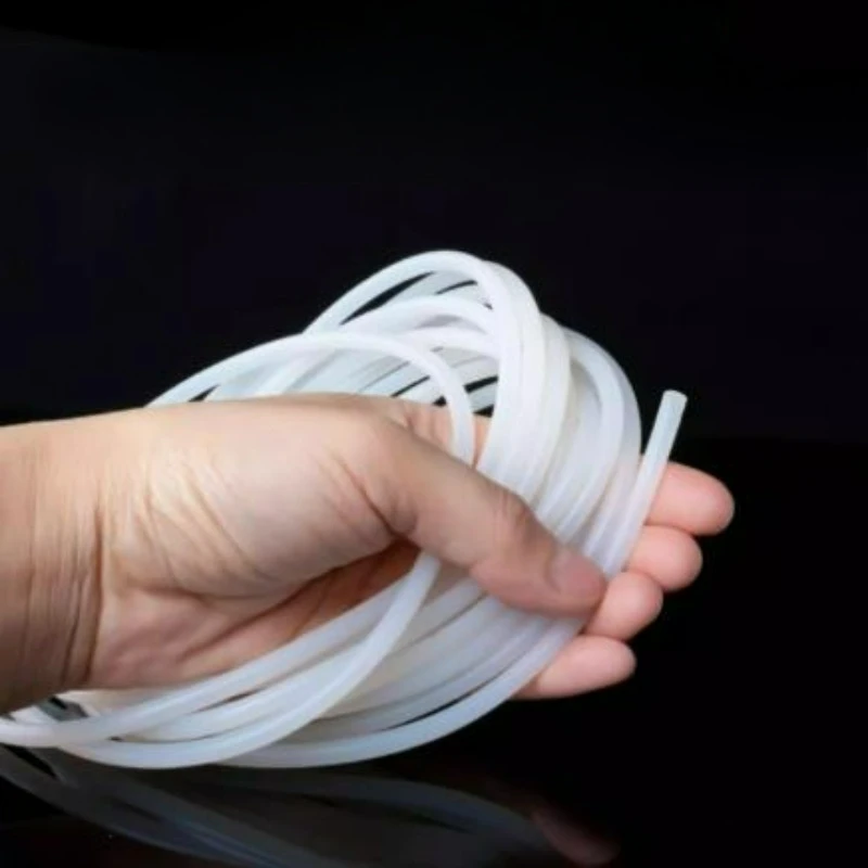 Diameter 1mm-25mm White Round Solid Silicone Cord Rubber Rod Bar Silicone Rubber Seal Strips High Temperature