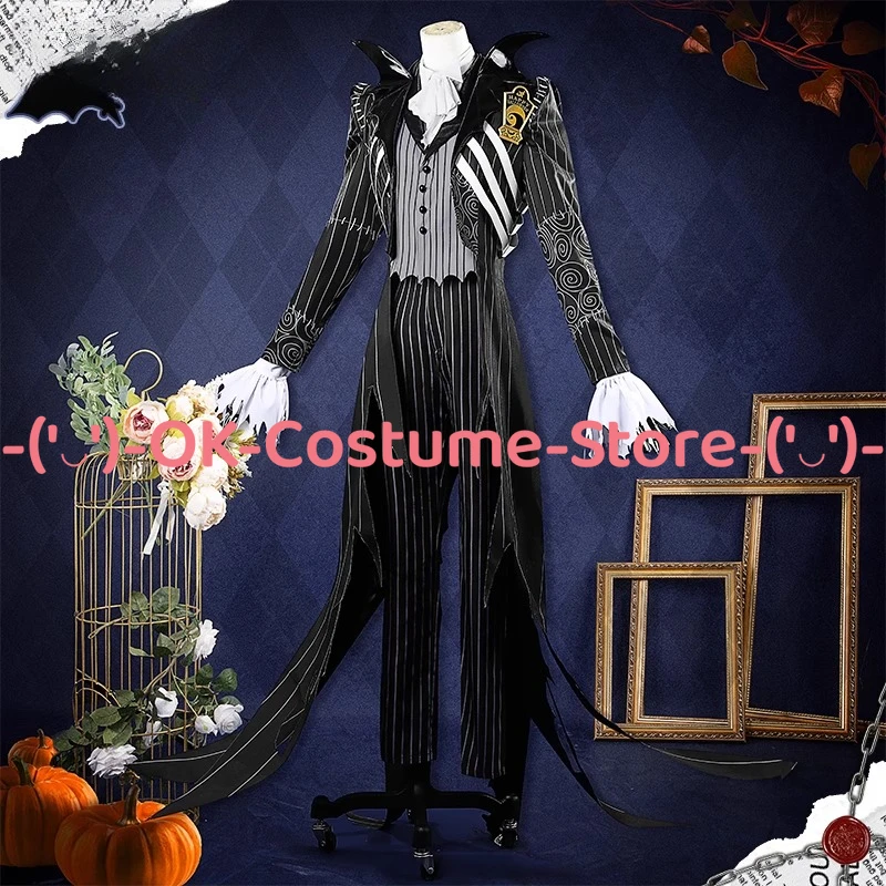 [حجم مخصص] أزياء Twisted Wonderland Skully التأثيرية أزياء الهالوين لحدث لعبة شخصية الزي بدلة موحدة لحفلات الكرنفال