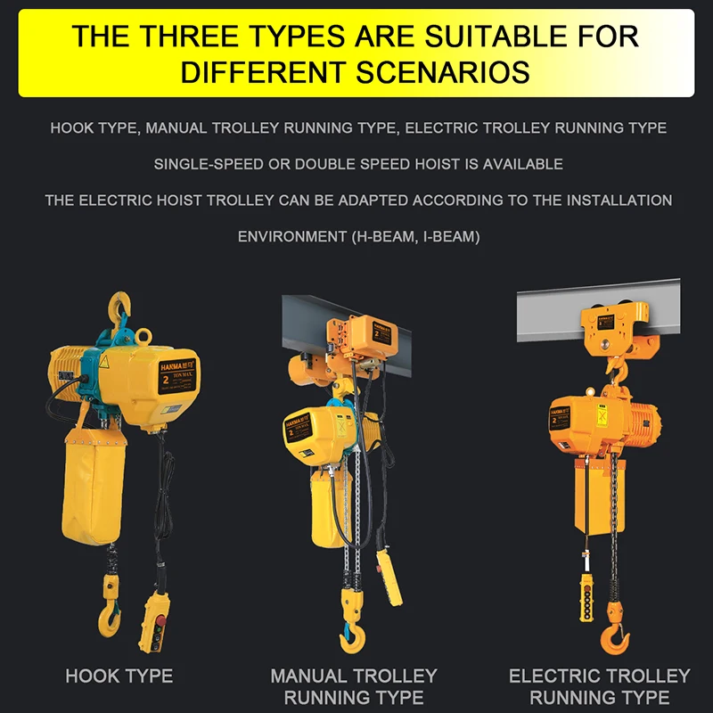 1 Ton to 5 Ton Electric Chain Block Professional Industrial Grade Power Hoist for Heavy Duty Material Handling Equipment Pro