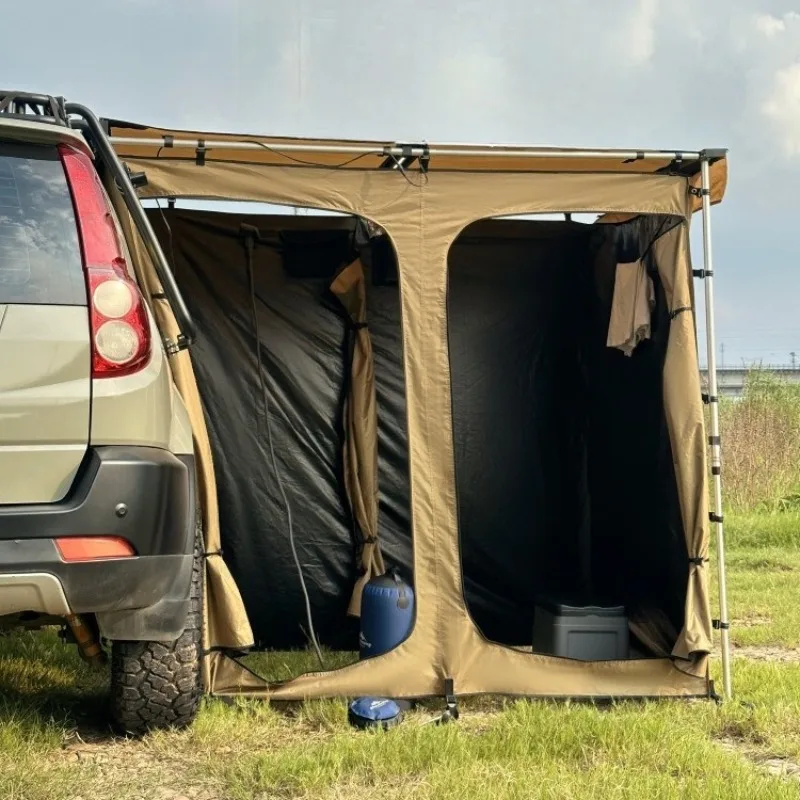 

Портативная палатка-душ для кемпинга на открытом воздухе, с защитой от солнца и дождя, для сухого и влажного зонирования, для душа и туалета