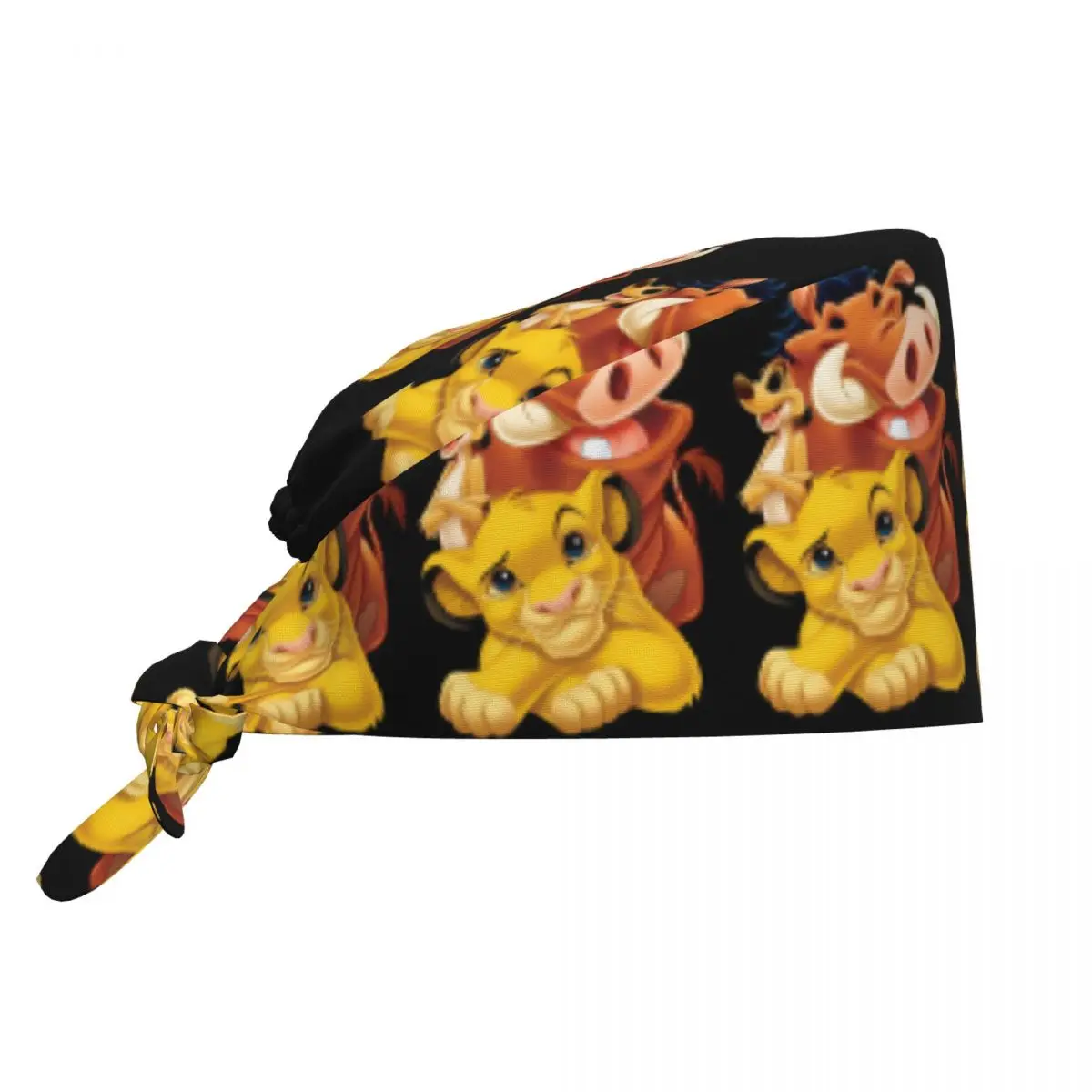 

Animation Cartoon The Lion King Scrubs Cap Surgical Hats Women Men Pumbaa Simba Operating Room Cap Nursing Cap Lab Works Hat
