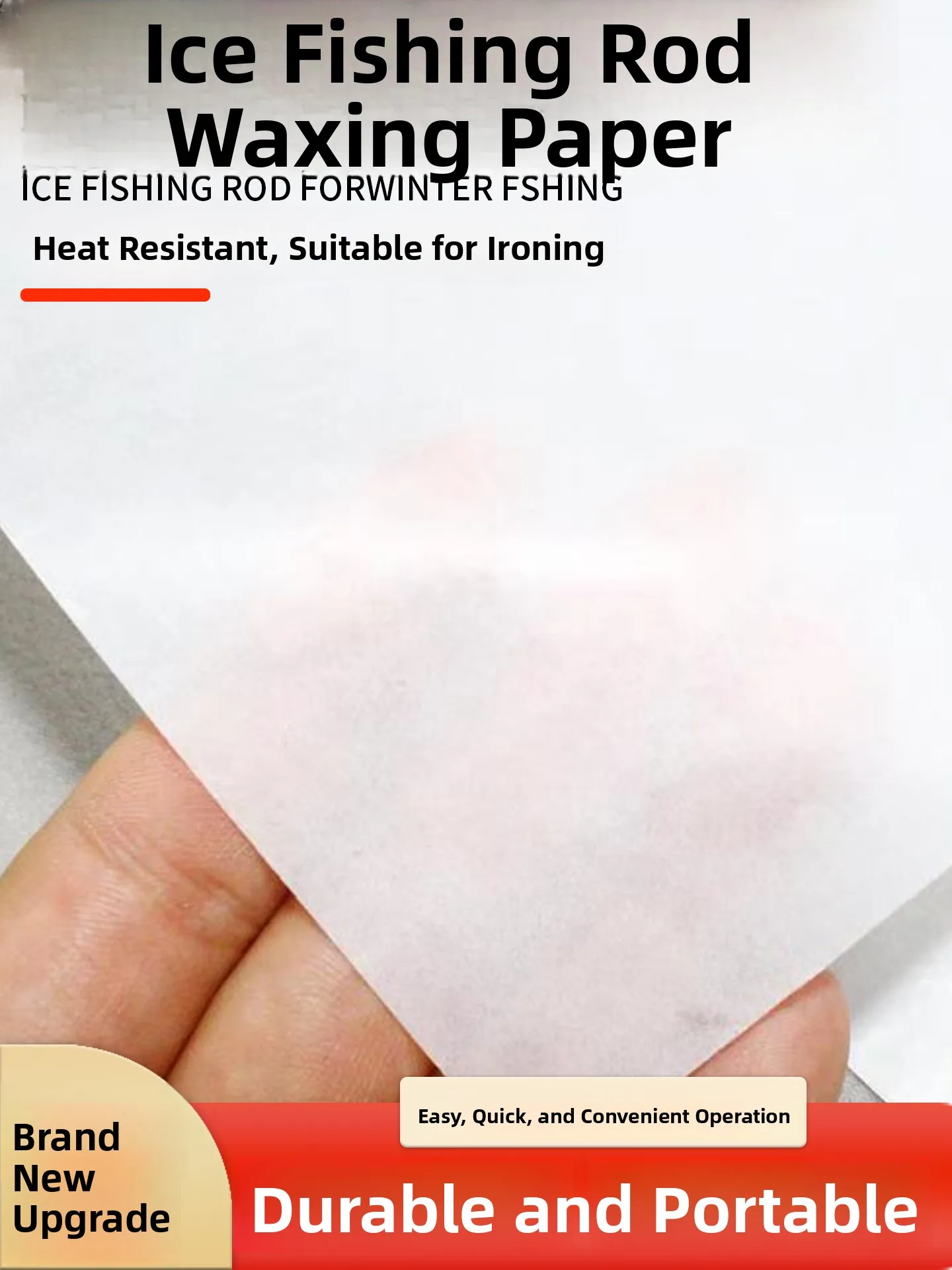 Snowboard Wax Paper Ironing Outdoors Skiing Equipment Board Separation Wax Paper Outdoor Sports Winter Activities