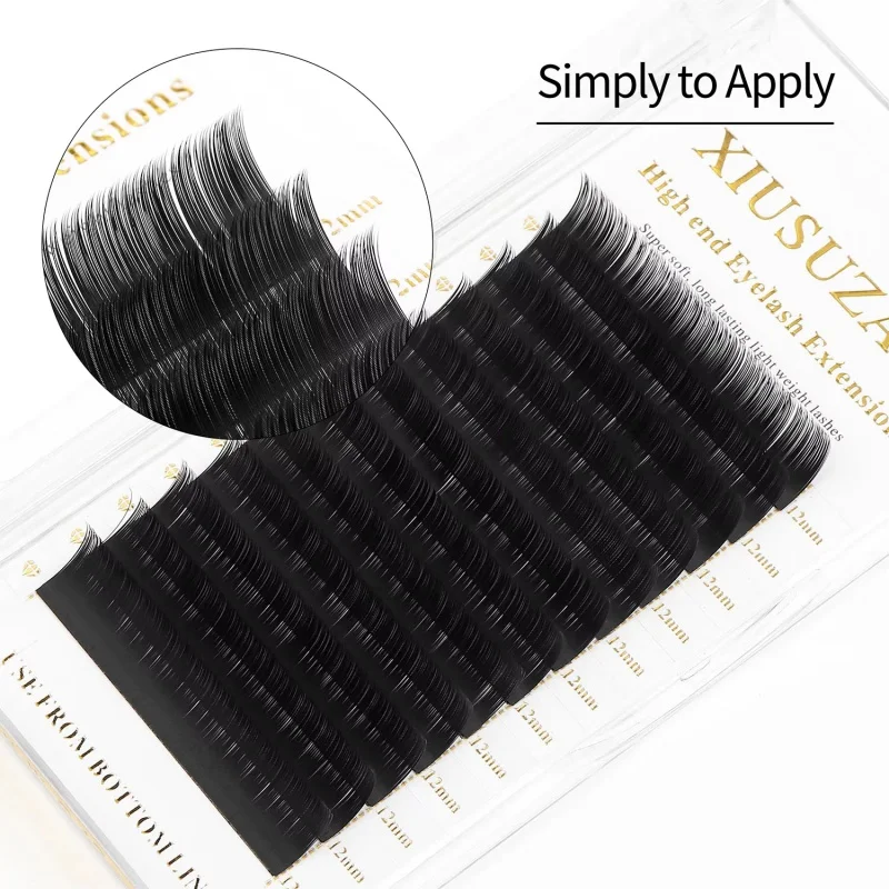 XIUSUZAKI Camellia Easy Fan Auto Eyelash Extension Supplies Handing Making Fast Bloom Flowering Pre-bonded Lashes Volume