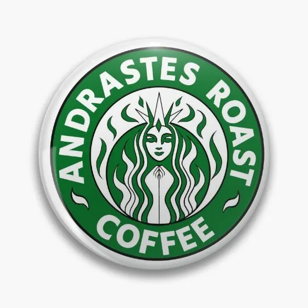 Andrastes Roast Coffee Inquisition Gre  Soft Button Pin Clothes Lapel Pin Hat Badge Cute Funny Metal Fashion Collar Decor Gift