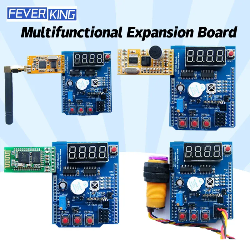 Multifunctional Expansion Board Kit Based Learning for UNO R3 LENARDO Mega 2560 Shield