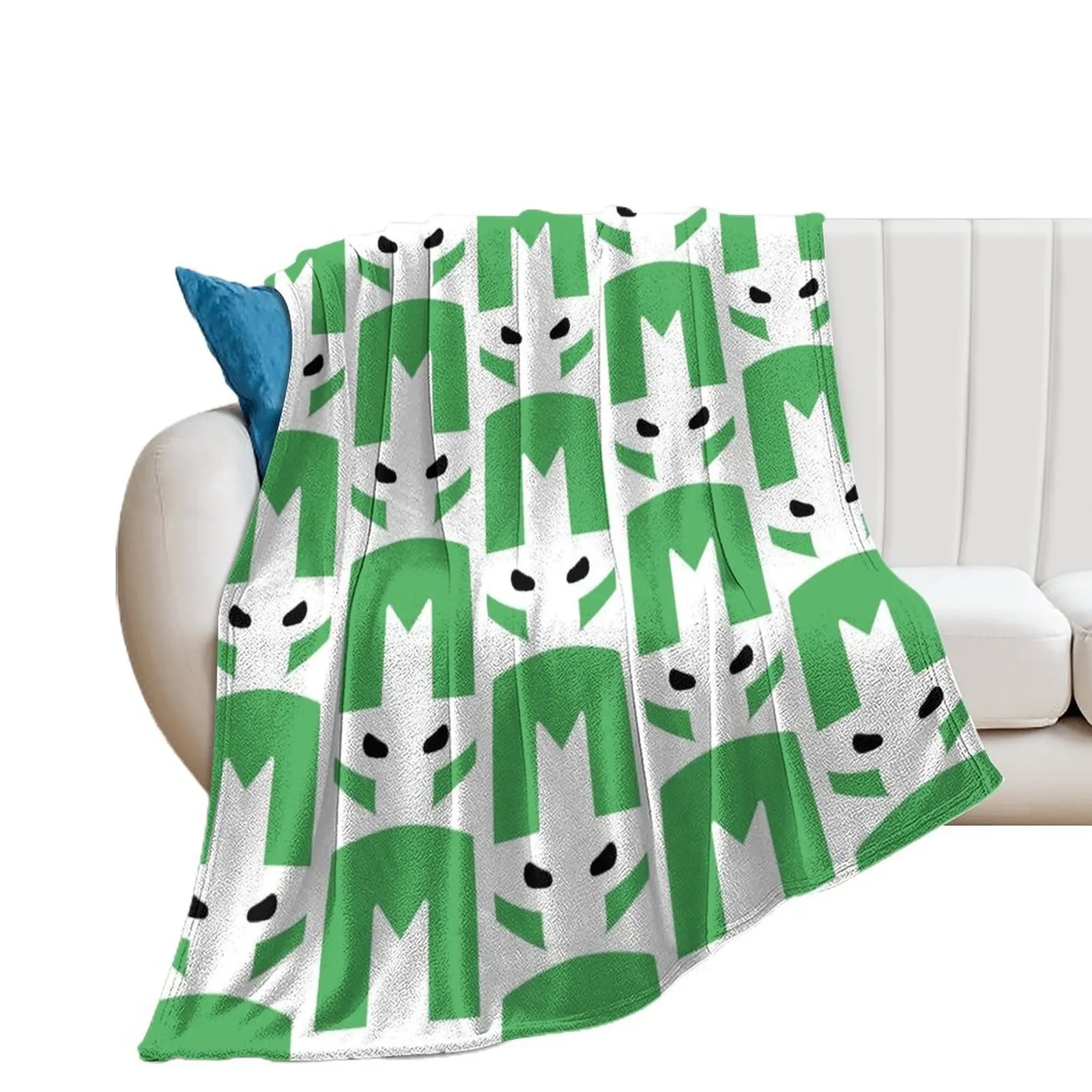 

Castle Crashers Minimal Green Knight Throw Blanket Extra Large Throw Luxury Blankets