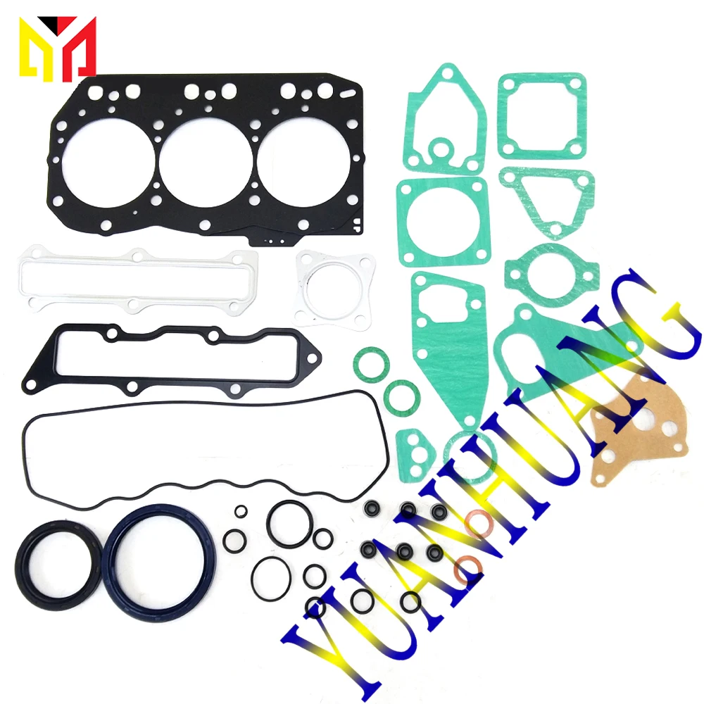 

3D82 Engine Full Gasket Kit Overhual Set For Yanmar Excavator Tractor Diesel Cylinder Head