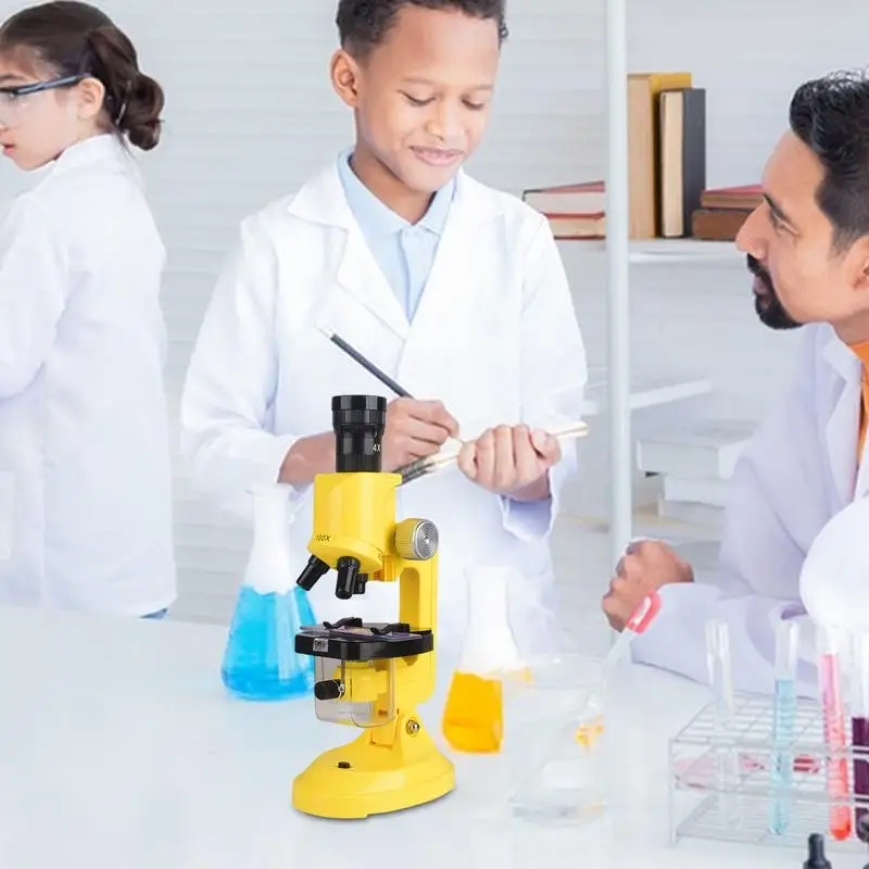 Microscope For Kids Creative Toy Microscope Children Microscope Compact Kids Science Toys Educational Toys For Home School