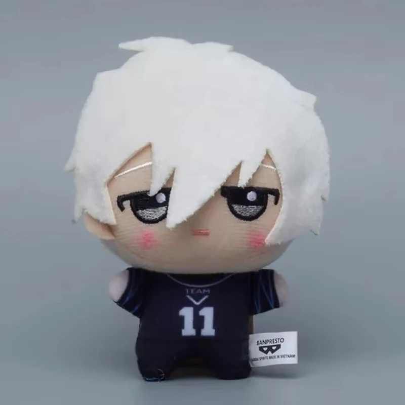 LLavero de peluche con cerradura azul de 10cm, Seishiro Nagi Isagi Yoichi Chigiri Bachira Meguru, abalorio periférico de animé, muñeco de peluche bonito Bir