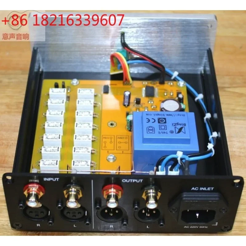 High precision 0.1% version Relay volume controller/Balance preamp L6-10