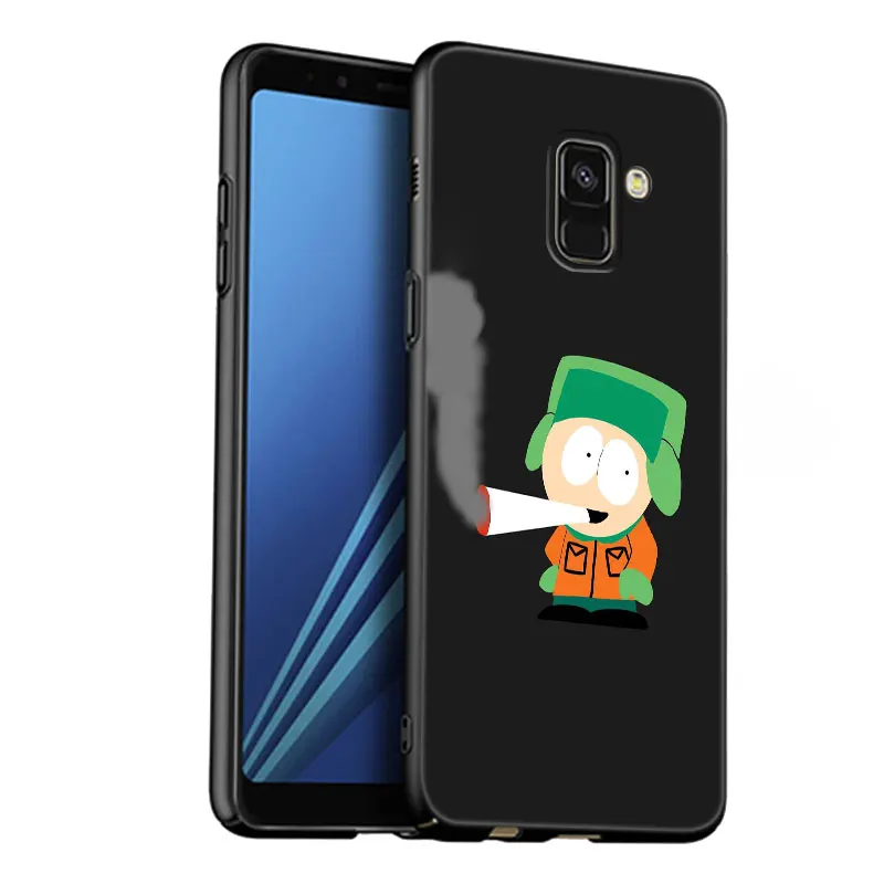 Funny S-South Park Black Silicone Phone Case For Samsung Galaxy A01 Core A02 A03 A04 A05 M40 S A04E M04 4G M10 M11 M12 M22 M42