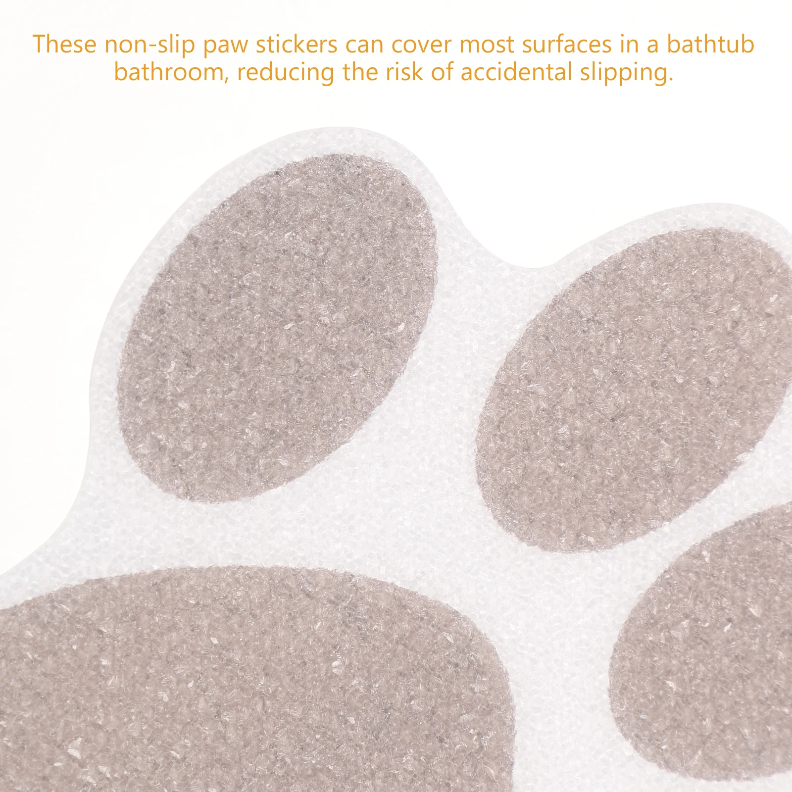 

10pcs Anti Slip Bath Stickers Non Skid Paw Decals For Bathtub Shower Pool Stairs Non Slip Protection Bathroom Supplies Home