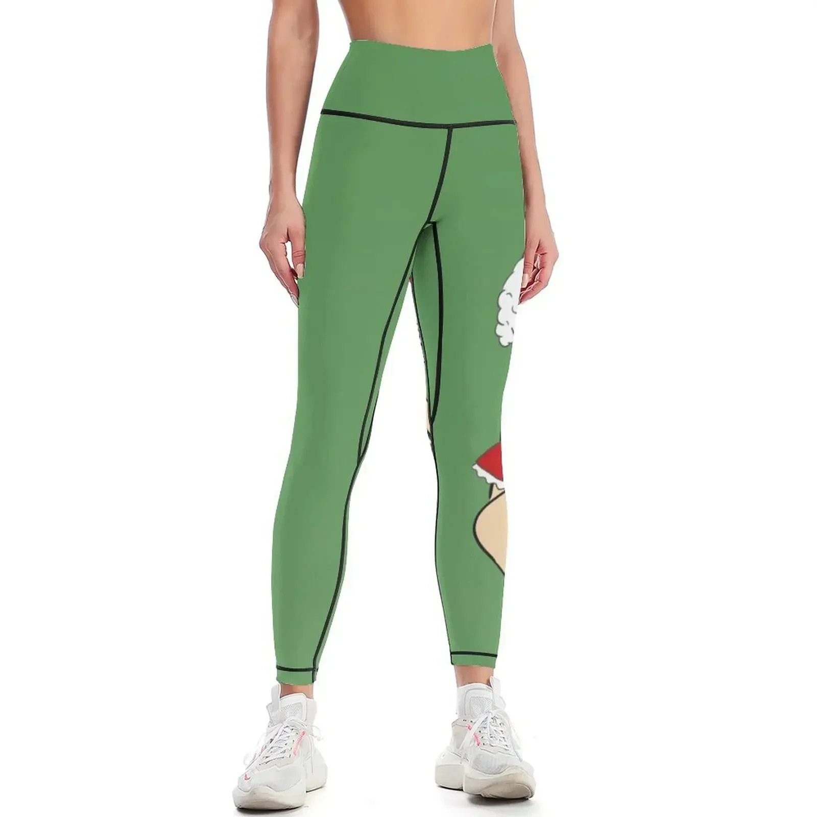 

Christmas Chibi Mom Leggings sporty woman push up Legging sport legging gym gym's clothing Womens Leggings