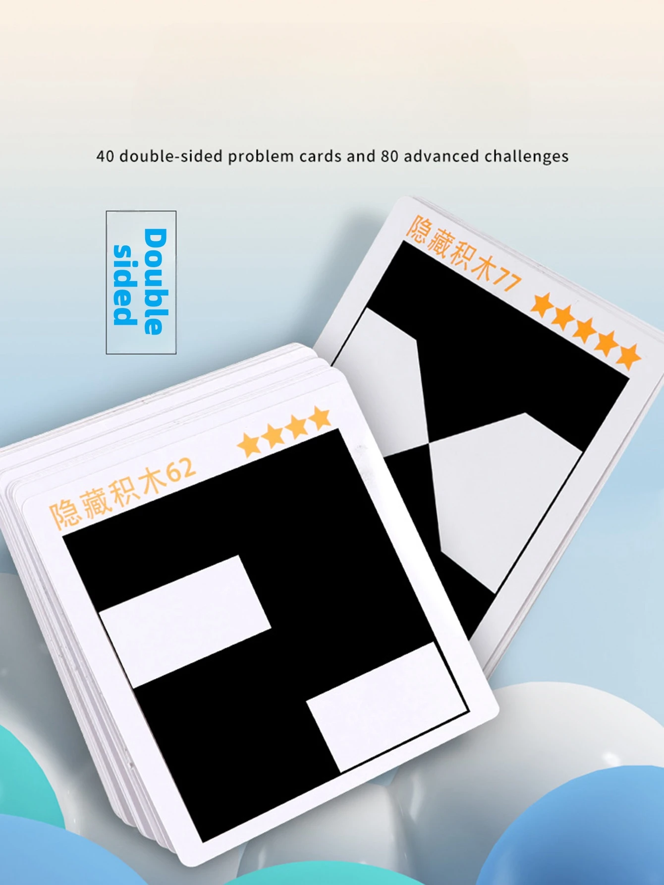 Pädagogisches Verstecktes Bausteine-Puzzle-Spielzeug zur Förderung des Räumlichen Denkens und der Fantasie, Interaktives Eltern-Kind-Spiel – Detail 6