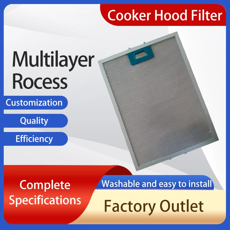 Various Sizes for COMFEE Hermitlux CIARRA COSMO kitchen Cooker Range Hood Filter Acceptable customization Range Hood Filter，1