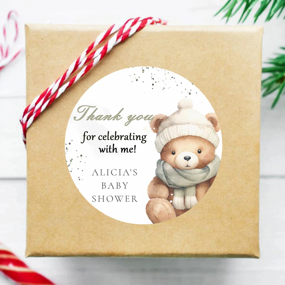 

90pcs custom personalized name and birthday stickers (for baptisms, parties, and gift wrapping)