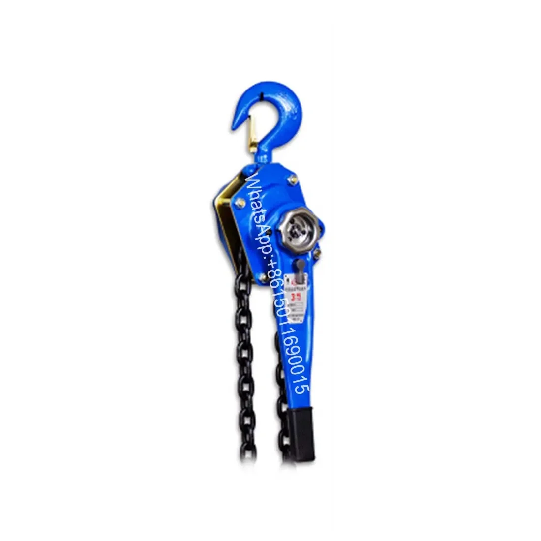 Small portable chain hoist 0.75 ton 0.8 ton 1 ton manual hanging hoist hand tensioner tensioner