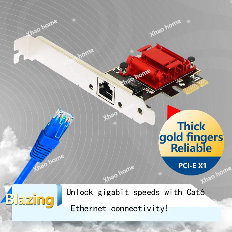

Для сетевой карты Intel I210AT PCI-E Gigabit RJ45, однопортовый Ethernet-адаптер 10/100/1000 Мбит/с для настольного ПК/серванта (слот X1)