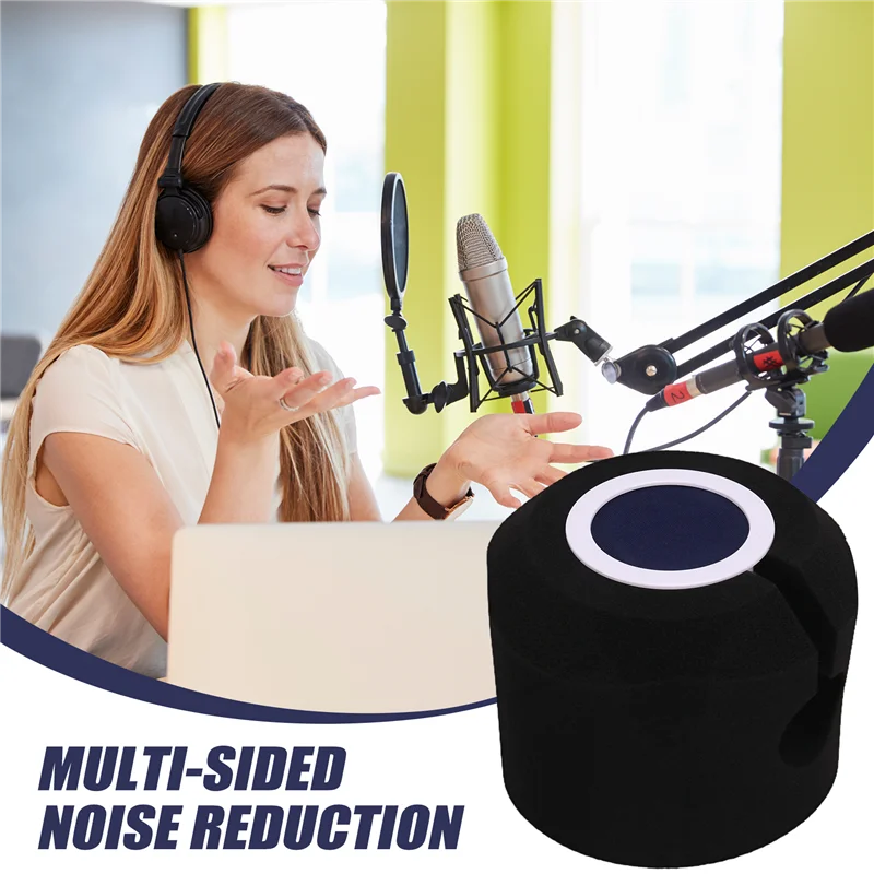 Stylish-C3 Mikrofon-Windschutz, Mikrofon-Bildschirm, Akustikfilter, Akustik für Aufnahmestudios, Mikrofon, schallabsorbierender Schaumstoff