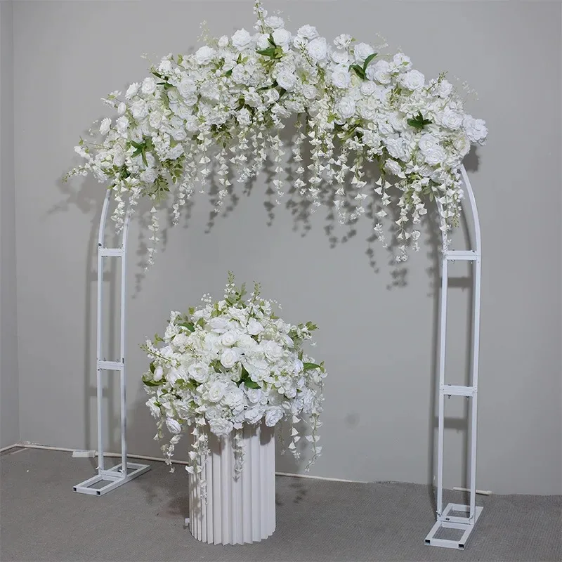 New simulation hanging flower row flower ball wedding site arrangement arch window exhibition hall decoration lily of the valley