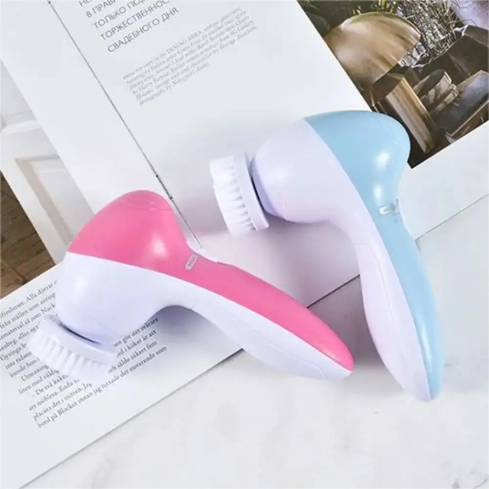 5-In-1 Facial Cleanser Pore Cleanser Face Massager Deep Cleansing Pore Cleansing Portable Electric Rotating Beauty Instrument