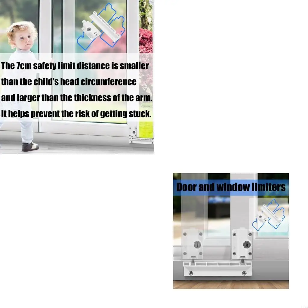 

Практичный набор оконных ограничителей из 1 конструкции для входа. Прочность в любую погоду. Простая установка в любой комнате.